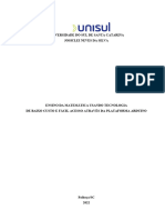 TCC - Ensino Da Matematica Usando Arduino - Atualizado