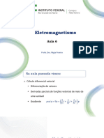 Eletromagnetismo: Aula 6