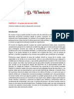 WINNICOTT. Capitulo 1. El Primer Año de Vida