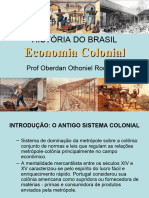 Sociedade e Economia Colonial