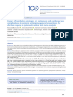 Impact of Ventilation Strategies On Pulmonary and