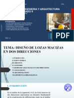 Diseño de Lozas Macizas en Dos Direcciones - Grupo 01