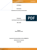 Actividad 4 Fundamentos de La Economia