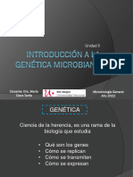 TEORÍA Genética Microbiana