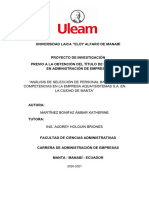 Análisis de Selección de Personal Basada en Competencias