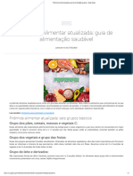 Pirâmide Alimentar Atualizada - Guia de Alimentação Saudável - Geap Saúde