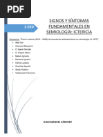 Semiología de Ictericia