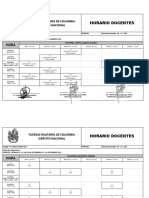 Horario Militares Sem 14