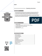 GF Signet 2000 Microflow Sensor Instruction-Manuals