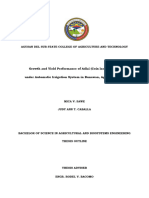 Growth and Yield Performance of Adlai (Coix Lacryma-Jobi) Under Automatic Irrigation System in Bunawan, Agusan Del Sur