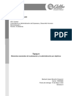 Tarea 4 Adminsitración de Empresas I