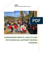 MHPSS TRAINING Participant Manual v2