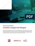 Modelo de Brochure Curso de Gestion Integral de Riesgos