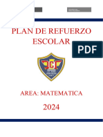 Plan de Refuerzo 1er Año y 3er Año