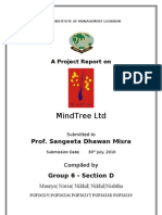 A Report On MindTree