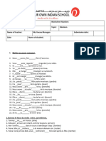 GR - 8 FR Revision Worksheet Yearly Exam