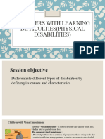 Different Types of Disabilities Presentantion