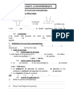 La Pression Atmosphérique