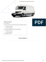 Fuse Box Diagram Volkswagen Crafter (2017-2020)