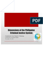 Dimensions of The Philippine Criminal Justice System