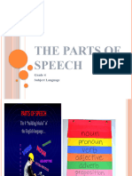 Parts of Speech