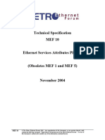 Technical Specification MEF 10