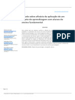 Estudo Sobre Eficacia Da Aplicacao de Um Objeto de