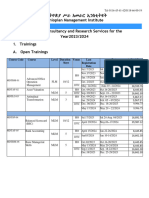 EMI Annual Training Calender 2023 - 2024 Edited Price