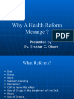 Why A Health Reform Message