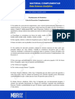 Lista de Exercícios - Complementares