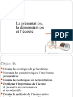 S6 La Présentation, La Démonstration Et L'écoute