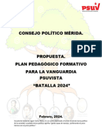 Propuesta Plan de Formacion Psuv