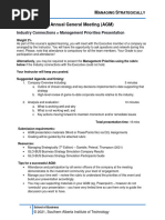 MNGT 395 AGM Management Priorities Directions & Rubric