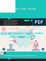 Importancia de Salud Mental Trbajo