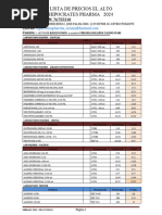 Lista de Precios HP 2024 Ene