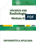 Radiologia - MÓDULO II - INFORMATICA APLICADA2