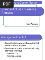 MCS Standard Cost Variance Analysis 12sep