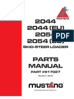 2044-2044 (EU) (SN006300andbefore) 2054-2054 (EU) (SN008900andbefore) SkidSteerLoaderPartsManual 917027 RevF05-07 6041K