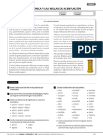 1º ESO. La Sílaba Tónica y Las Reglas de Acentuación. Saber Hacer, Santillana