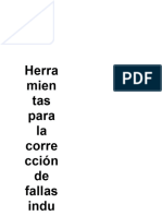 Guia de Herramientas para La Correccion de Fallas