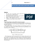 Design of PID Controller For First Order and Second Order Systems