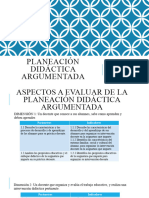 Planeación Didáctica Argumetada 2