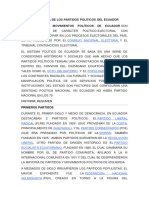 Representantes Nacionales y Locales de Los Partidos Pol (Iticos.