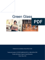 Trabajo Green Glass sUSTENTABILIDAD EN oRGANIZACIONES