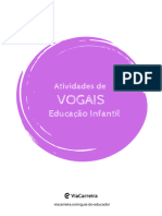 Atividades de Vogais Educacao Infantil 1