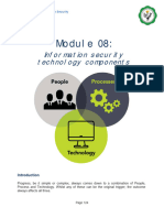 Module 8 INFOSEC TECHNOLOGY COMPONENTS