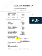 Tarea - Caso Costos de Produccion