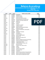 Balance de Prueba General