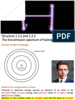 2 - The Line Emission Spectrum of Hydrogen (Structure 1.3.2 and 1.3.3)