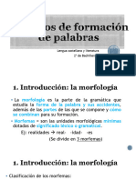 Procesos de Formación de Palabras